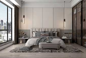 枣庄现代风格-卧室
