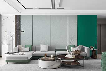 枣庄轻奢风格-客厅