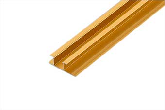 枣庄航空纤维墙咔铝合金带灯中条（钛金氧化）