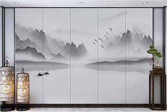 枣庄森佰汇航空纤维（山水画系列）